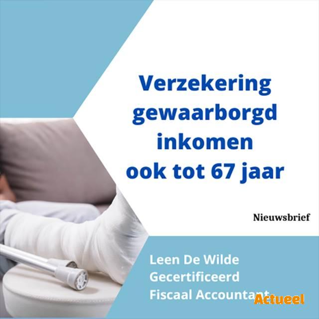 Je kan je verzekeren voor een gewaarborgd inkomen - Actueel - kmo promoties